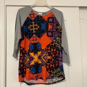 LulaRoe 3/4 sleeve shirt